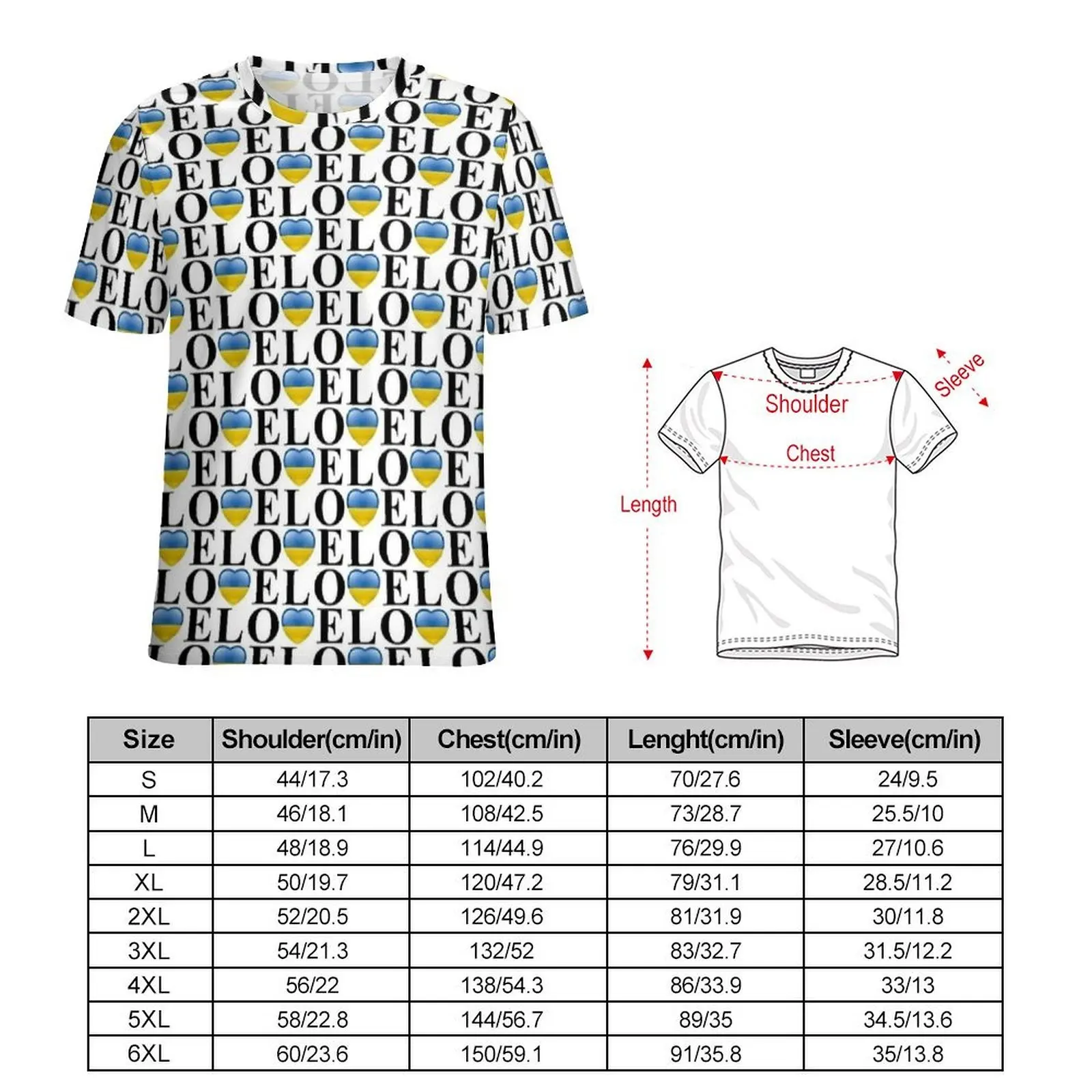 I Love Ukraine Heart Flag Patriotic Pride Design T Shirt Fashion T-Shirts Short-Sleeve Tshirt Hot Summer Street Oversize Tees