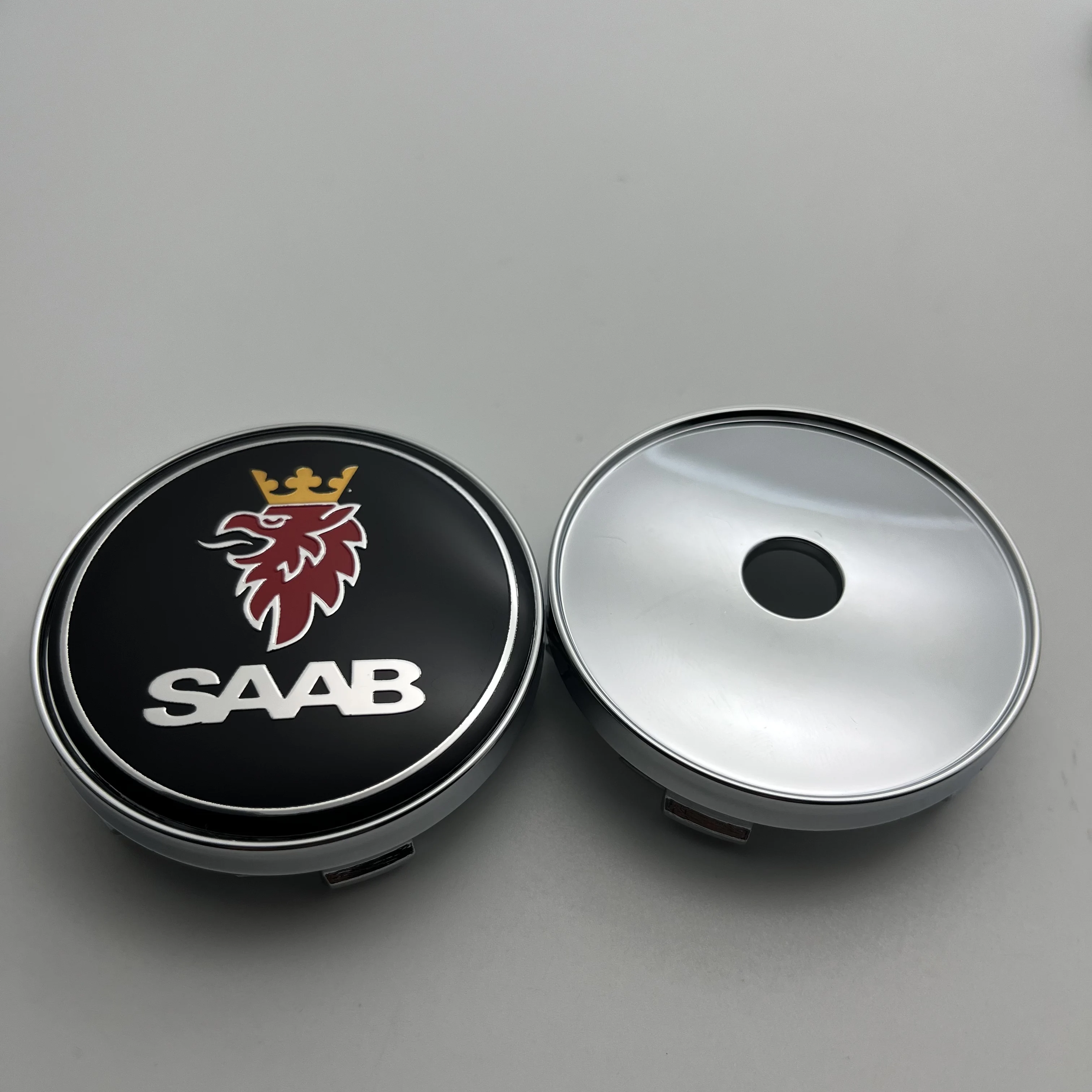 4pcs/lot 56mm 60mm 63mm Car Wheel Hub Center Cover Emblem Rim Cap Badge Decal Styling Accessories For SAAB 93 95 9-3 9-5