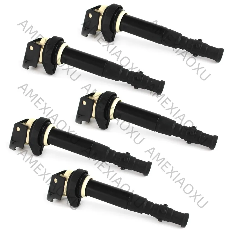 

wanwu 5 шт. катушки зажигания для BMW M5 M6 5.0L V10 E60 E63 E64 2006-2010 гг. 12137841556 Запасные части для двигателя автомобиля