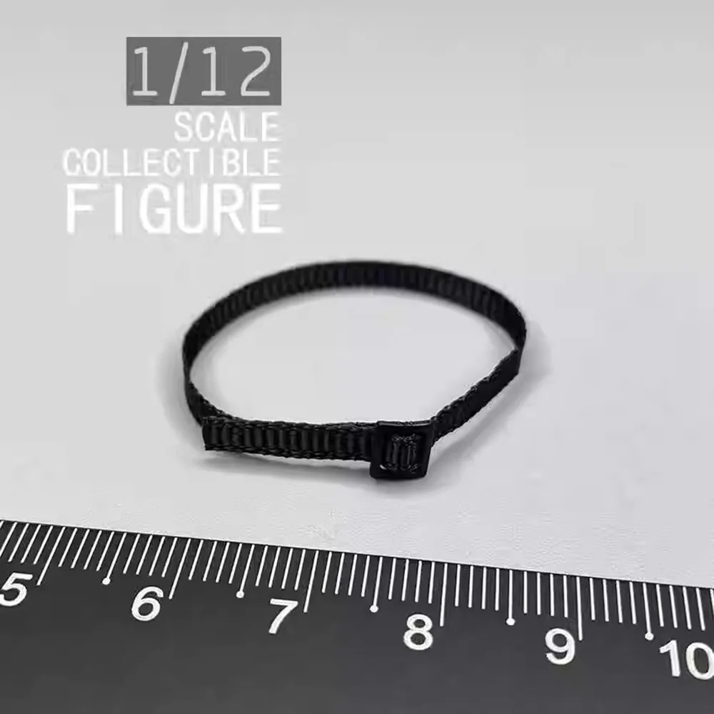 

HASUKI SA01 Solider Doll Black Waist Belt Mini Toys Model For 6" Action Figure Scene Component DIY 1/12