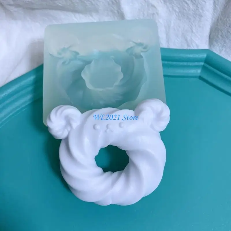 G5GC Bear Danuts Mould Mould Morting Mould لخبز الكعك القالي