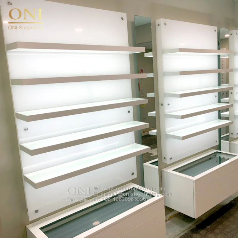 custom.CustomIzed Wall Mount Optical Frames Display Stands Glasses Display Cabinets With Lights Modern Optical Shop Display