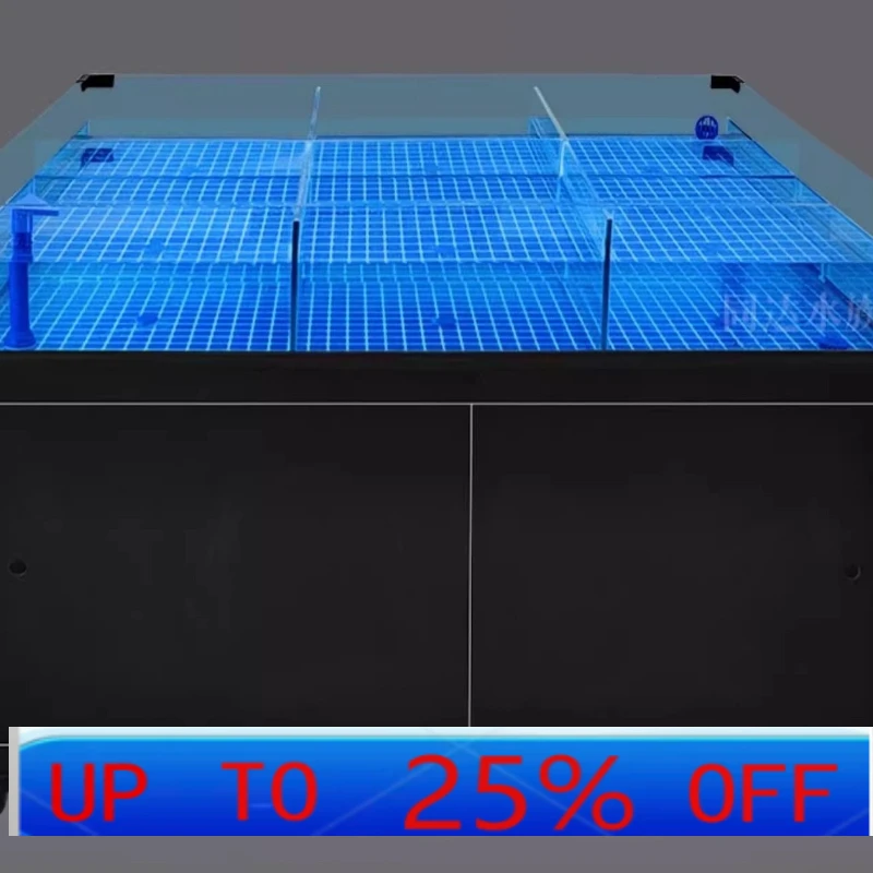 

LMM commercial integrated supermarket mobile seafood fish tank hotel refrigerator special aquatic seafood tank shellfish pool