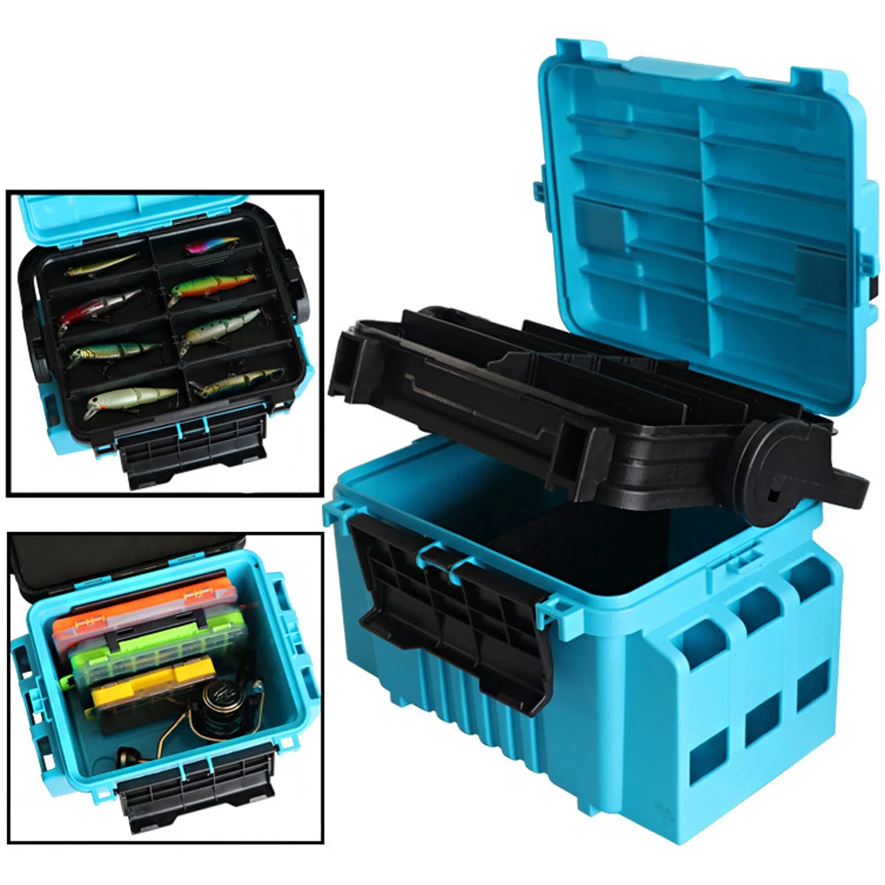 

Multifunction Fishing Bucket Lure Bait Organizer Live Fish Barrel Thickening Storage Boxes Fishing Accessories Tackle Carry Case
