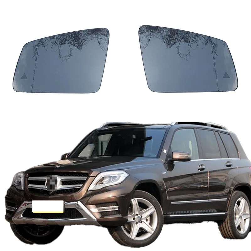 

Heated car side mirror glass for Mercedes-Benz ABCES GLA GLK Class W204 212 221 Auxiliary rearview mirror with heated blind area