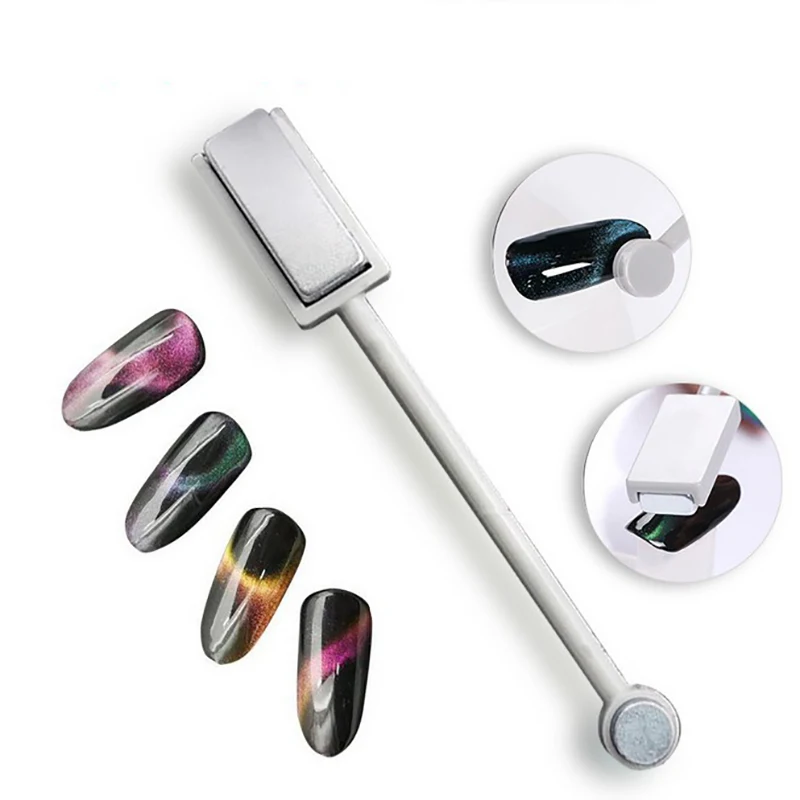 

Cat Eye Nail Magnetic Stick 3D Phantom Dual-head Magnet Multi-functional Round Head Nail Polish Manicure Tools