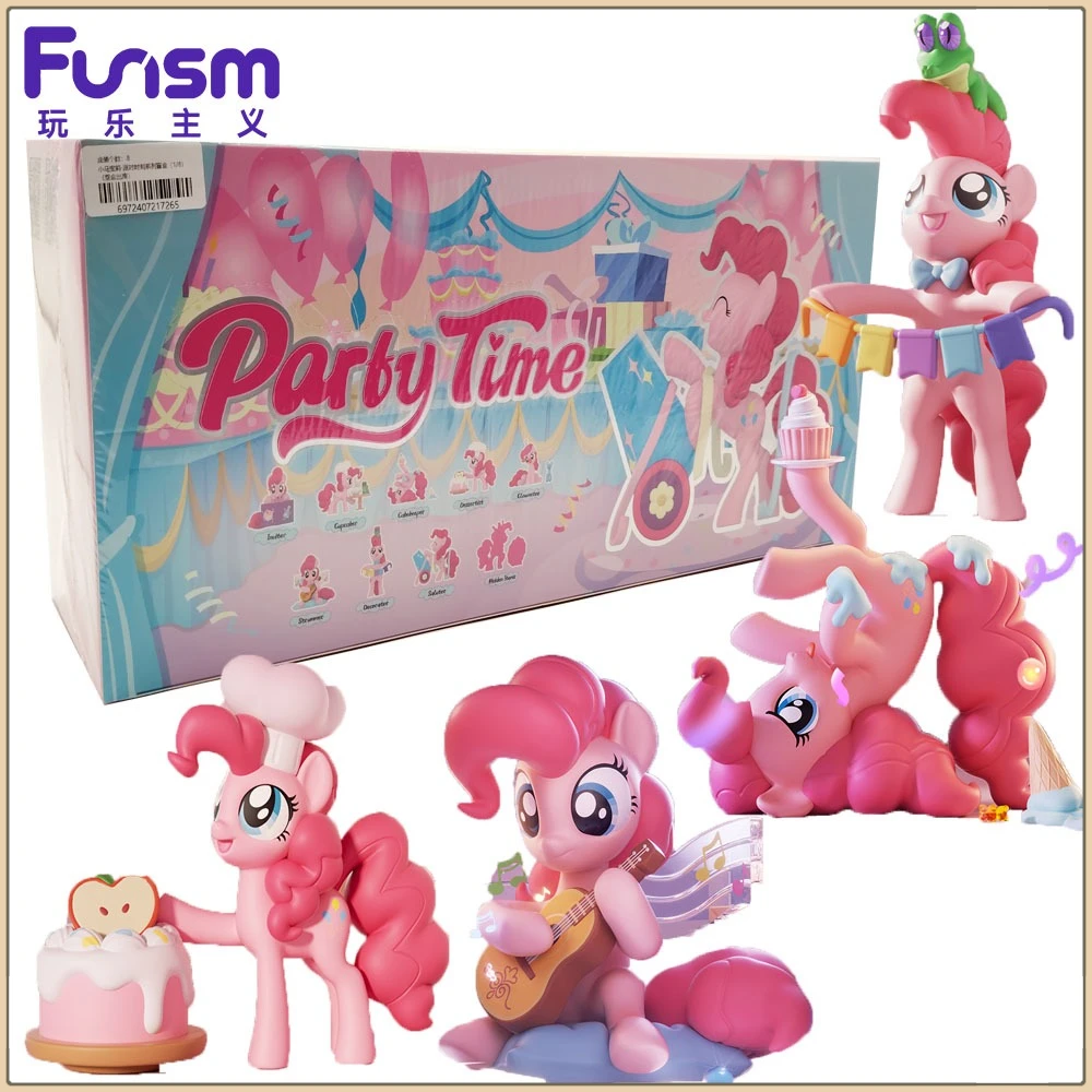 

Новый официальный FUNISM My Little Pony Party Time Series слепая коробка мультфильм нежная реалистичная кукла Pinkie Pie модель подарки для мальчиков и девочек