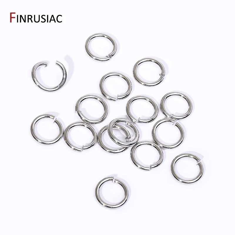 Wholesale 14K/18K Gold Plated Brass Open Jump Rings Split Rings Connector Rings For DIY Fashion Jewelry Making Findings image 4