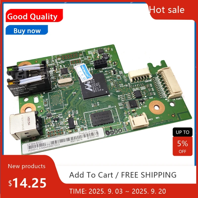 Original CE964-60001 CF344-60001 Logic MainBoard Use For HP CP1025nw 1025nw CP1025nw Formatter Board Mainboard Printer parts