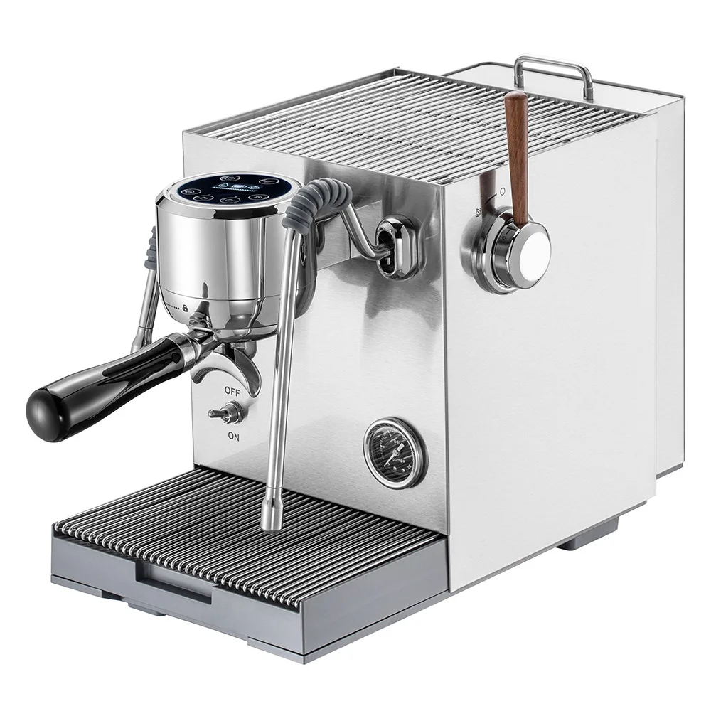 NEW   15Bar Italian Semi-automatic Espresso Machine High Pressure Pump Hot Water Steam Milk Foam Pressure Coffee Machine