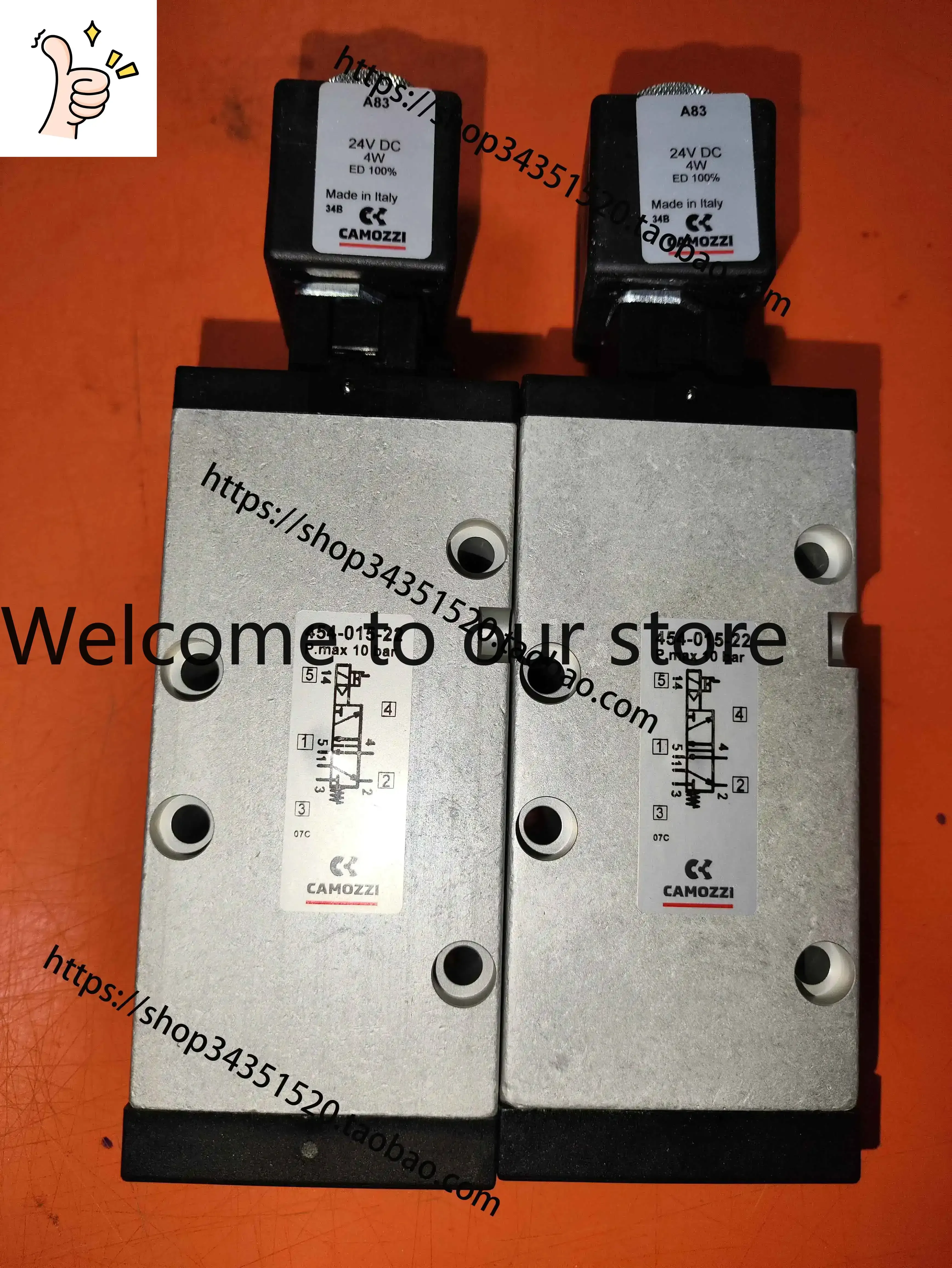 2026.4Customized Camozzi 454-015-22-A83 5/3/5-way Solenoid Valve Camozzi Control Valve Flow