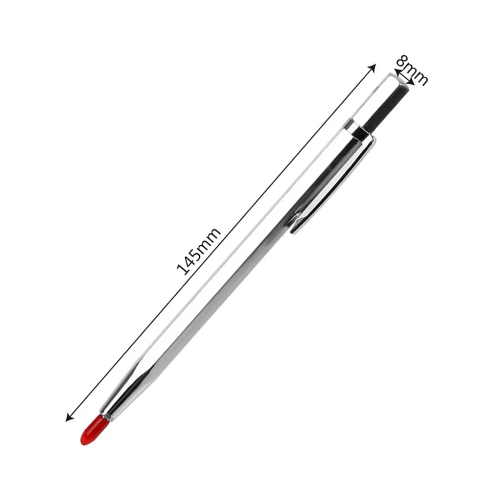 Tile Cutter Tile Lettering Pen 2Pcs Carbide Diamond Glass Cutter Engraving Pen Scratch-resistant Wear-resistant