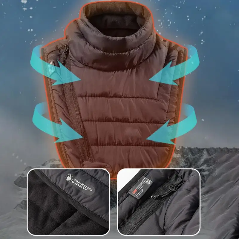 Motorcycle Chest Warmer Waterproof Motorcycle Neck Warmer Women Windproof Cotton Neck Warmer Cold-Proof Riding Chest Protector