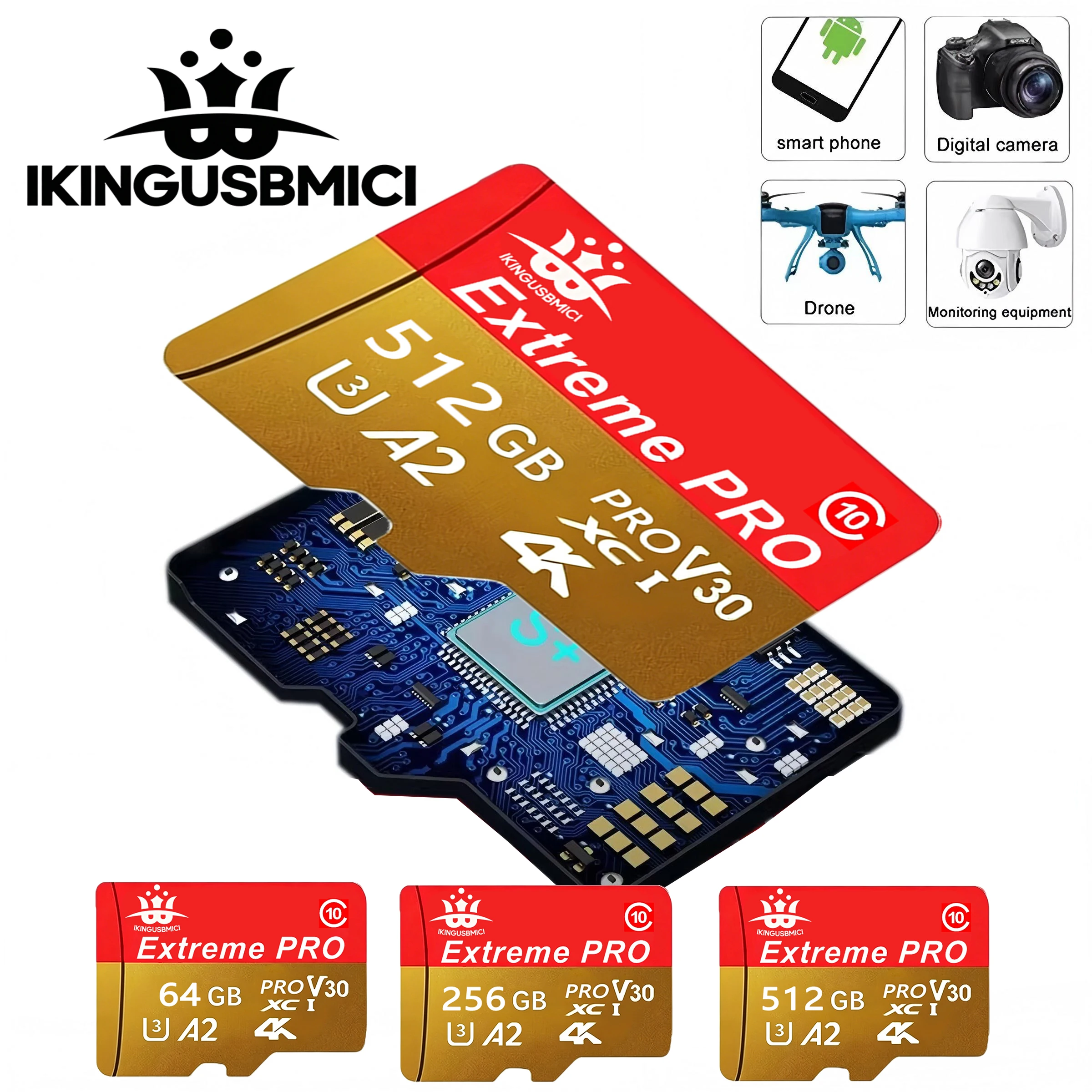 64GB 32GB 128GB Advanced Micro TF SD Card Memory Card SD Cards TF Cards C10 V60 U1 for Desktop/Gaming Console/Router/PC Mac