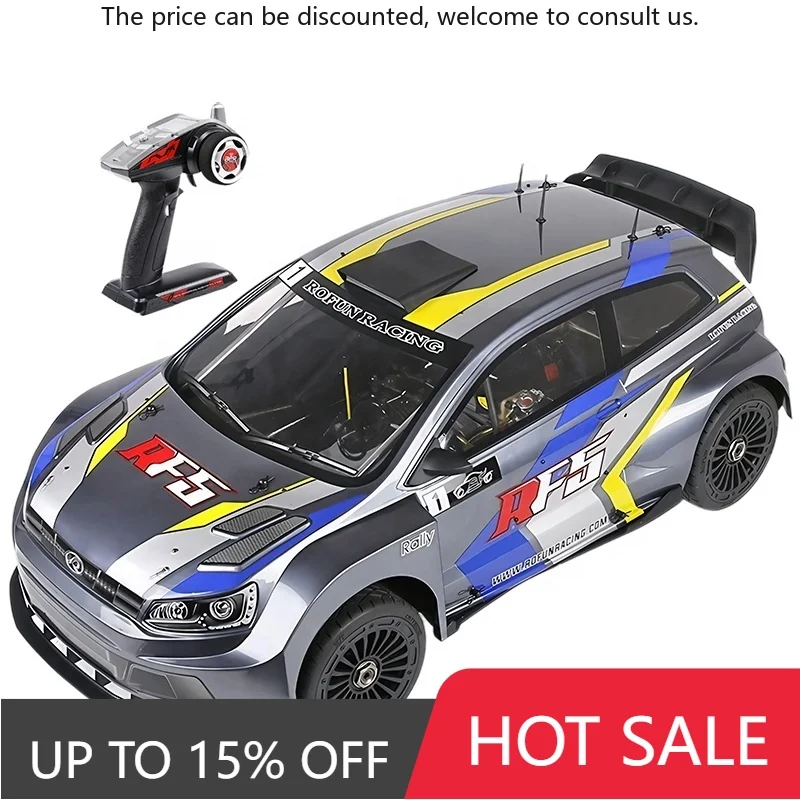 

95CM Length 1/5 Scale Big Drift RC Car 4X4 Sport Racing Truck 4WD RTR 2.4Ghz Remote Control 36CC Nitro Gasoline Engine ROFUN RF5