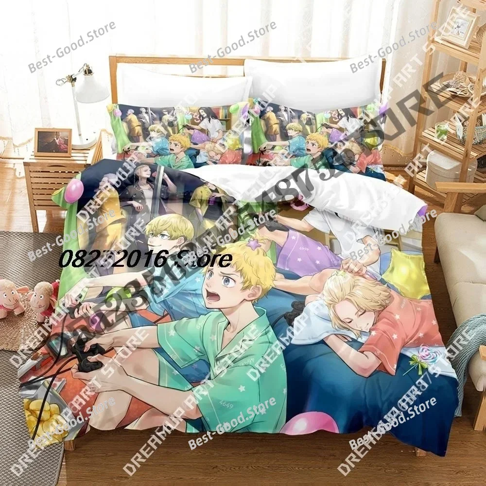 3D Print Tokyo Avenger Bedding Set Single Twin Full Queen King Size Bed Set Aldult Kid Bedroom Duvetcover Sets Anime Bed Sheet
