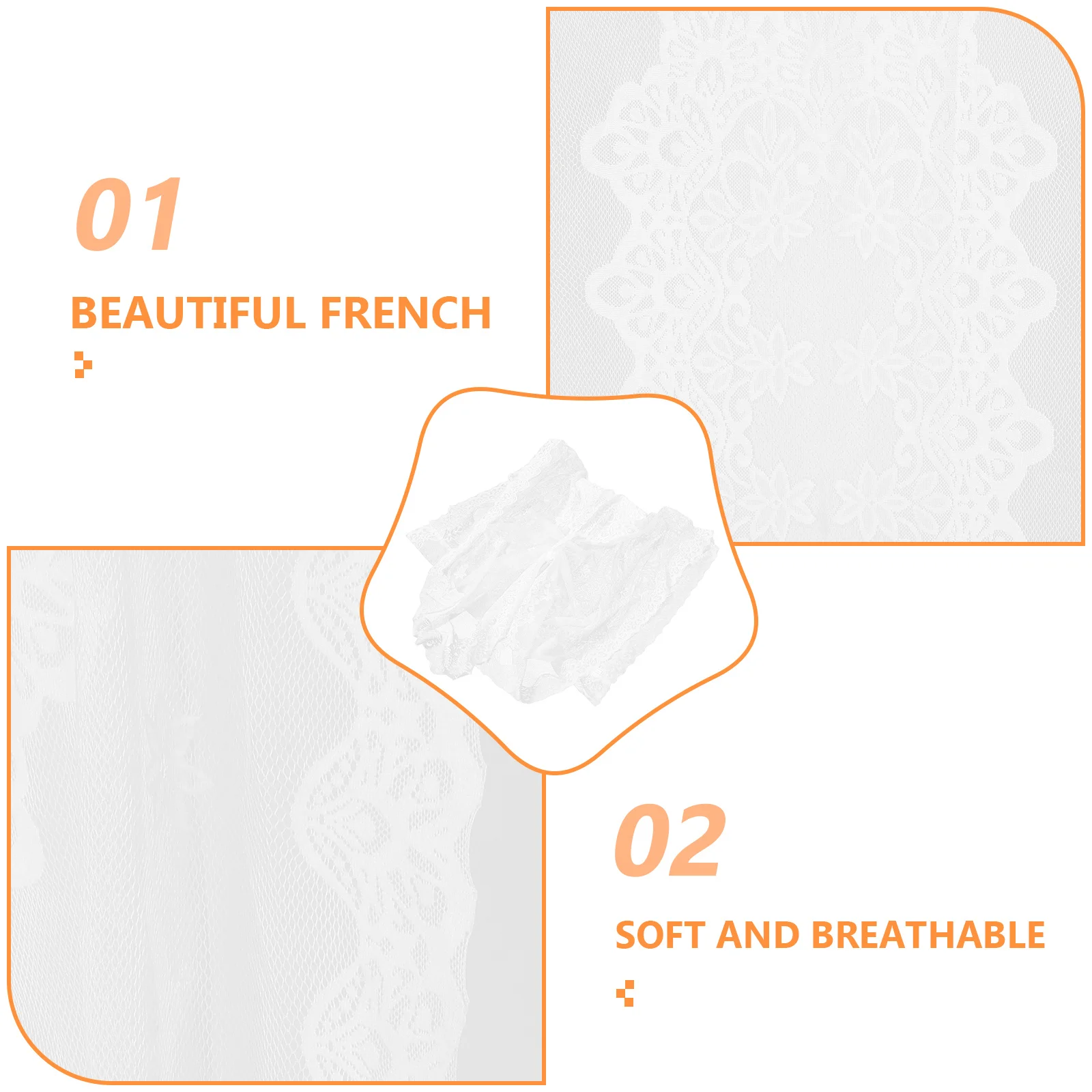 ستارة باب رومانسية شفافة من الدانتيل على الطراز الفرنسي ستارة نافذة غطاء شرفة مزخرف ستائر نافذة وشاح الباب #1