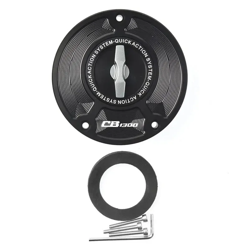 For Honda CB1300 X4 ST 1300 Motorcycle Keyless Modified Aluminum Alloy Quick-remove Fuel Tank Cap