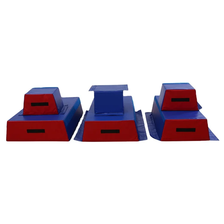 

Trapezoid four storey platform jump gymnastic equipment pommel horse gymnastics foam vaulting box