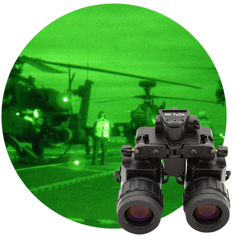 Helmet-Mounted PVS-31 Gen 3 IIT Dual-Channel FOM1400+ 1600+ Auto-gate PVS31Night Vision Binoculars