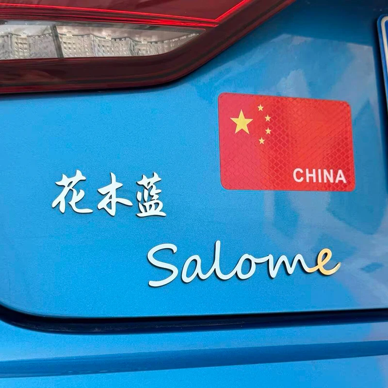 Custom 3D Metal Car Letters Decoration Personal Logo Design Emblem Badge Tail Label Exterior Accessories