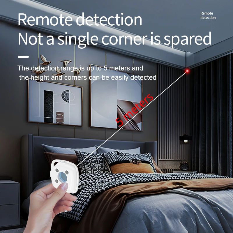 Anti Camera Detector Hotel Anti Peeping Device Mini Travel Portable Infrared Anti Monitoring Inspection Detector