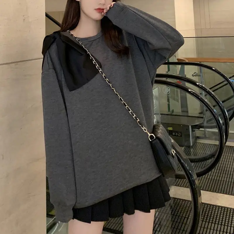 Bluza damska z okrągłym dekoltem Kawaii Pullovers Cute Woman Clothing Cheap And High Quality Y2k Vintage Top Offer 90s Warm E