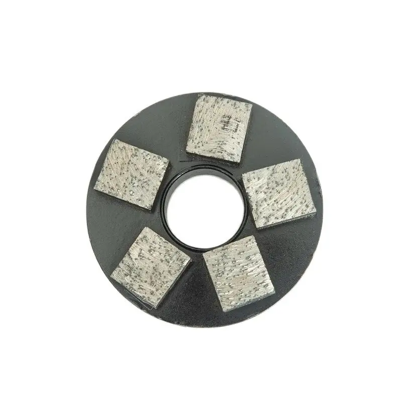 4 Inch Diamond Segmented Bond Floor Polishing Pad For Stone Grinding Concrete Grinding Pad With Segments Highly Effective