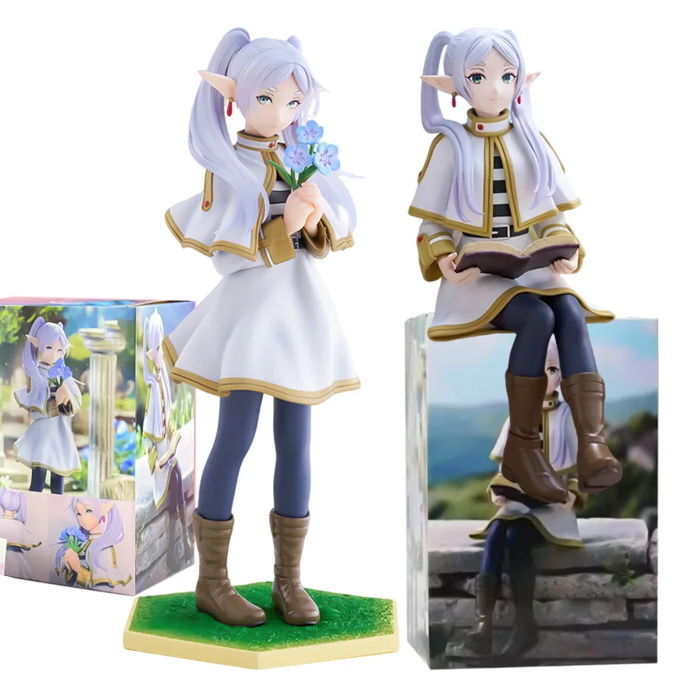 Heiße Anime-Figur aus Frieren: Beyond Journey's End, Elfen-Charakter, PVC-Modell, Spielzeug, Schreibtischdekoration, Geschenk, auf Lager