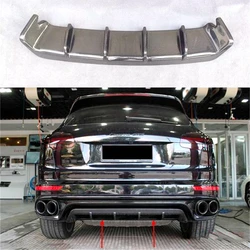 Small Car Body Kit Carbon Fiber Bumper Lip Shovel Spoiler Rear Diffuser For Porsche Cayenne 958 GTS Tuning 2015-2018