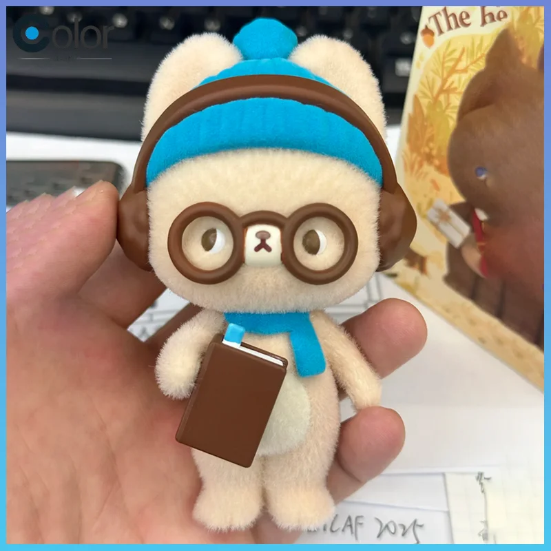 

In Stock Authentic Miniso Kumaru Little Dreamer Blind Box Flocking Cute Bear Occupation Collectible Figurine Decor Trendy Gift