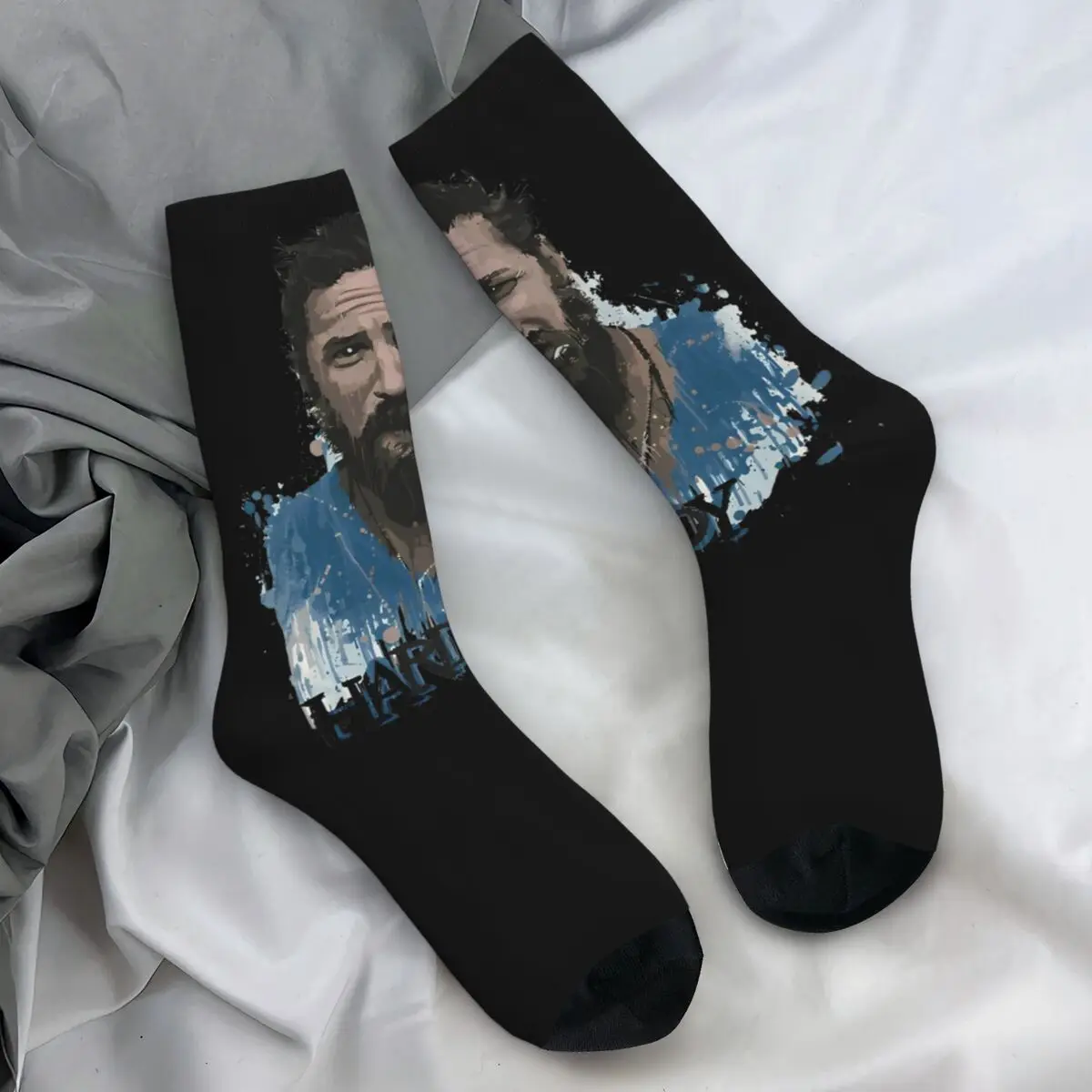 Bud Spencer Und Terence Hill Stockings Design Gothic Socks Winter Non-Slip Socks Men Skateboard Medium Soft Socks