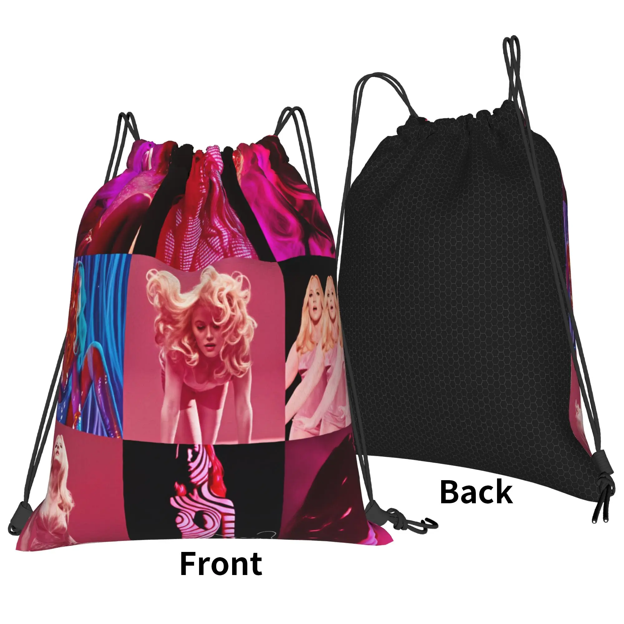 Madonnas Confessions II 2026 Drawstring Bag  Foldable Minimalist Backpack Outdoor Beach Sackpack String Bags For Men