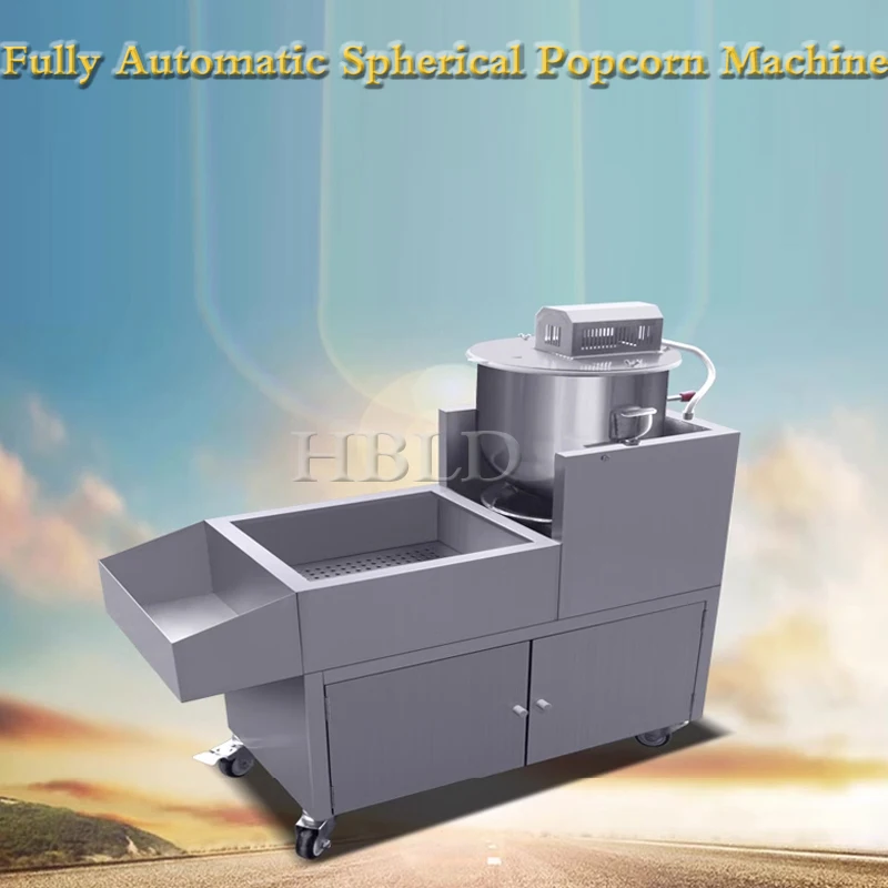 Stainless Steel Mechanical Spoon Popcorn Machine Multifunctional Industrial Popcorn Making Machine