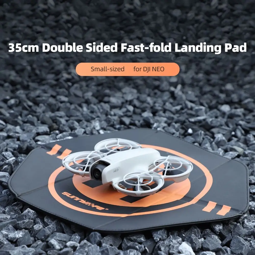 35CM Drone Landing Pad Double-Sided Protection Folding Apron Foldable Waterproof Takeoff and Landing Mat for DJI Neo/Avata