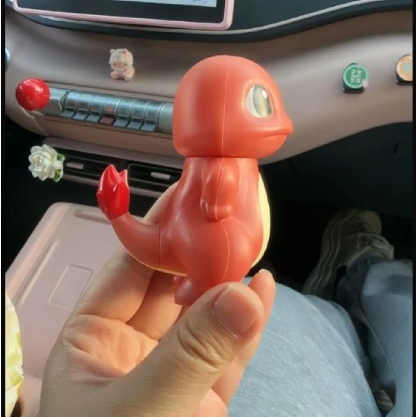 9cm Pokémon Charmander Popular Car Ornament Trunk Rear Hanging Car Roof Decoration Creative Figurine Action Figures view 5