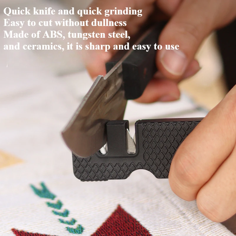 1PC Outdoor camping portable multifunctional knife sharpener camping multifunctional knife sharpener tool