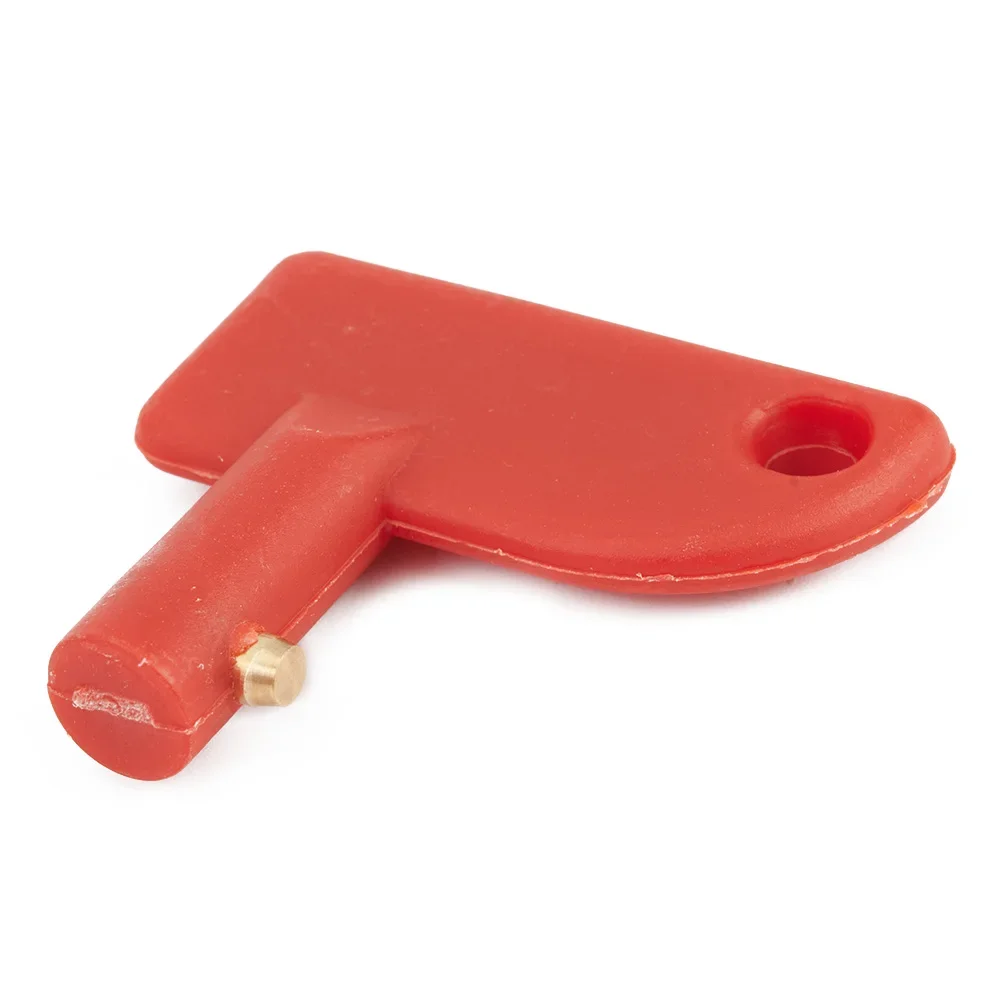 Interruptor de corte para aislador de batería, llave de repuesto de 2 piezas, color rojo, práctico y útil, novedad