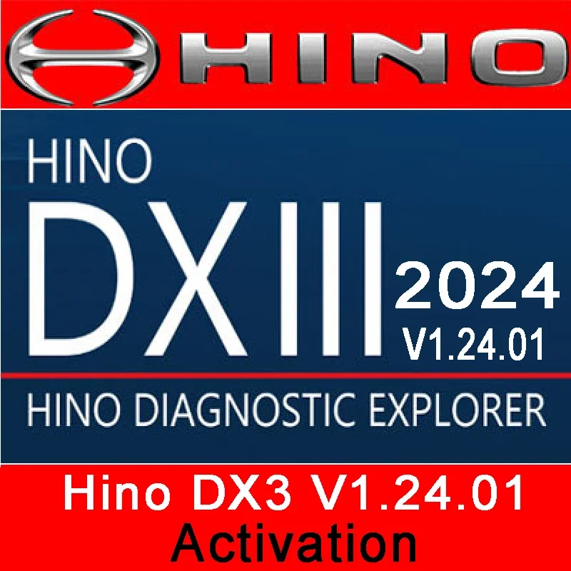 2024 Hino DX3 V1.24.01 Hino Diagnostic EXplorer 3 + KEYGEN Diagnostic Software  Truck Repair Tool