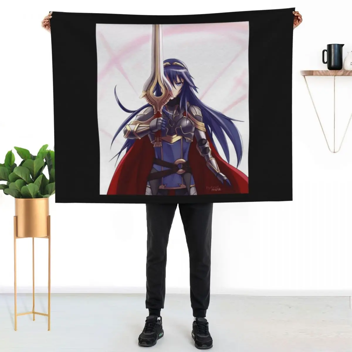 

Lucina Classic . Throw Blanket Stain Resistant Cozy Warm Blanket