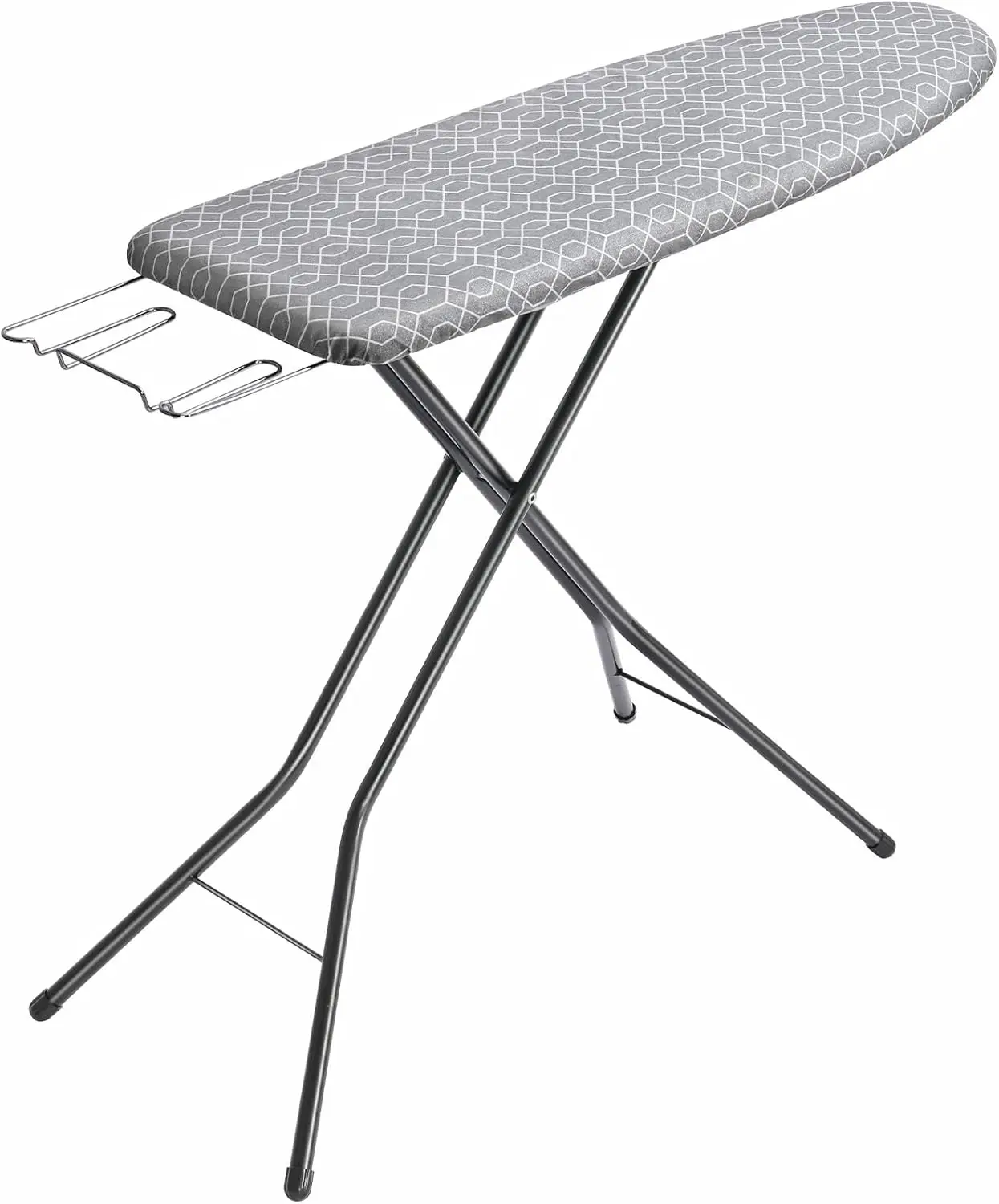 

Ironing Board with Iron Rest, Lightweight Iron Board with Height Adjustable, Extra Thick Heat-Resistant Cover with Padding