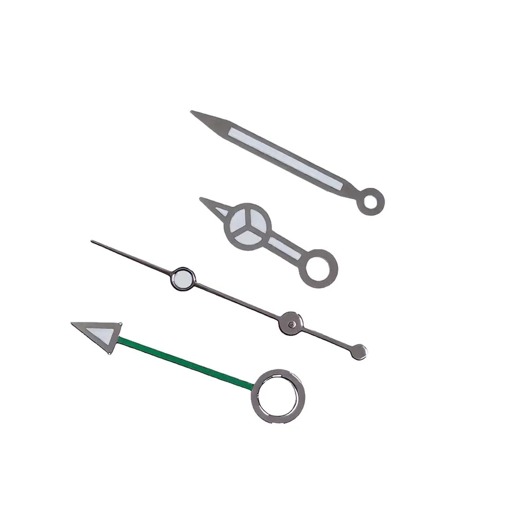 Per lancette NH34 4 pin Sostituisci orologi Puntatori Accessori Lancette luminose verdi per movimento NH34