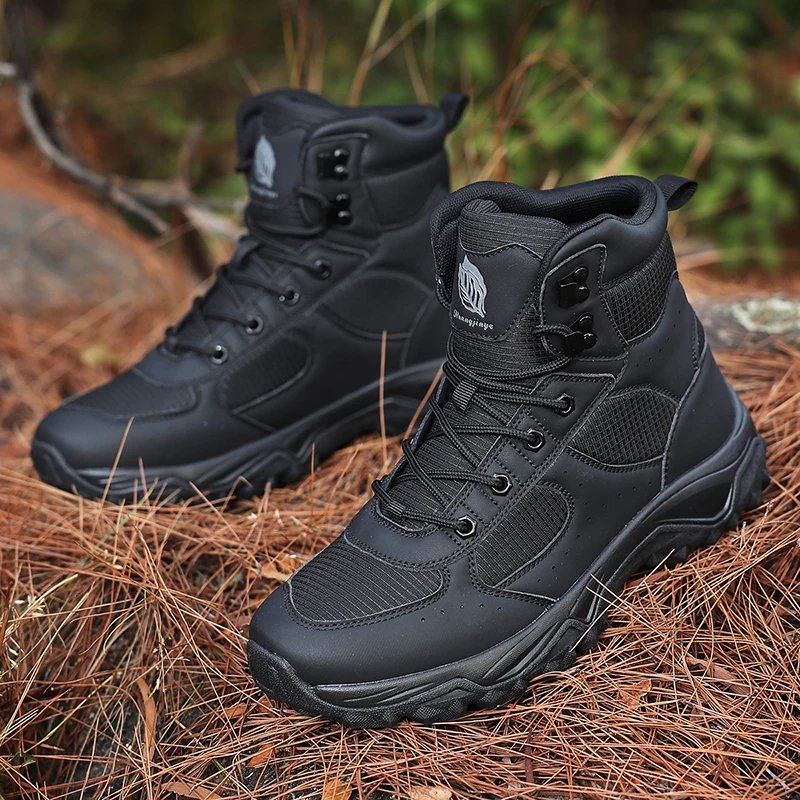 2026 New Trend Men Hiking Boots Big Size 47 Trekking Shoes Men Top Quality Mountain Hiking Shoes Men High Top Man Shoe Mountain