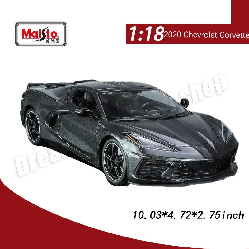 

Original Maisto 1:18 2020 Chevrolet Corvette Alloy Car Model Children's Toys Die-cast Model Car Collectible Gift Miniature Cars