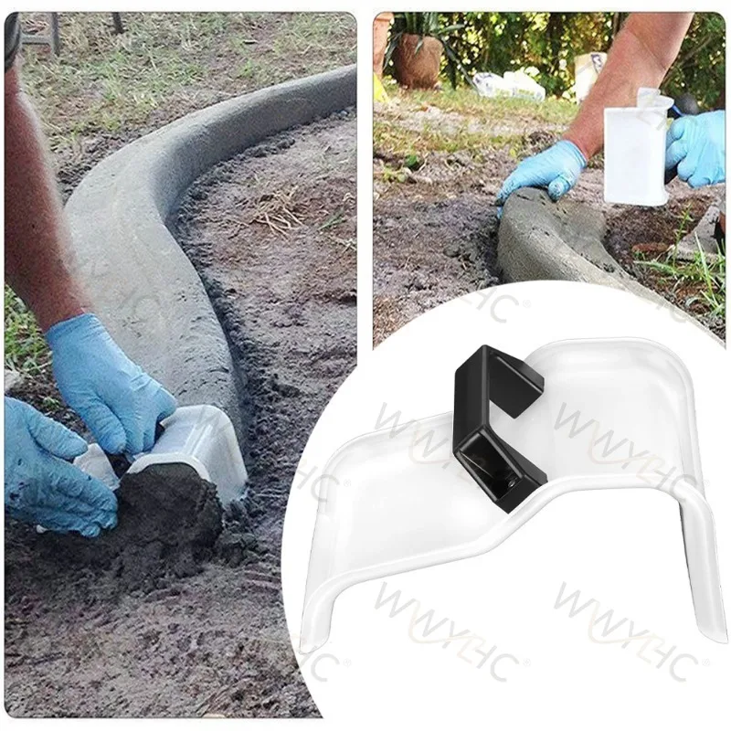 Plastic Concrete Setting Mold Fit Grass Stone Isolation Landscape Edge Coating Construction Tool