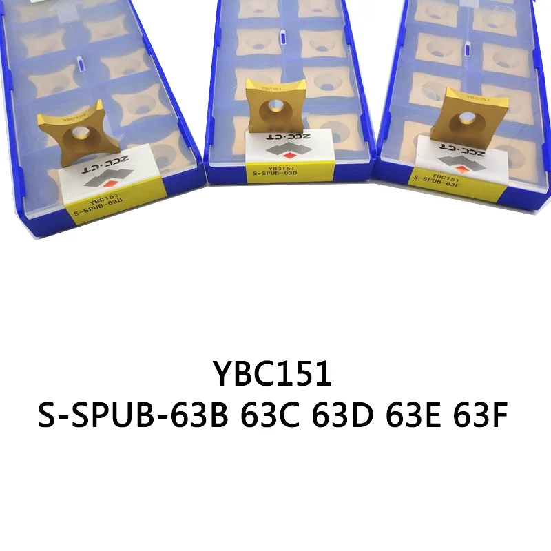 

10pcs S-SPUB-63B 63C 63D 63E 63F YBC151 CNC Lathe Four-Sided Steel Pipe Welded Pipe Burr Scraper Blade Original Cutter Tools