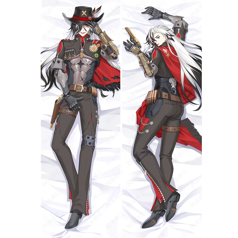 Genshin Impact Dakimakura 2WAY Hing Body Case Anime Boothill Pillow Cushion Cover Xmas Gifts