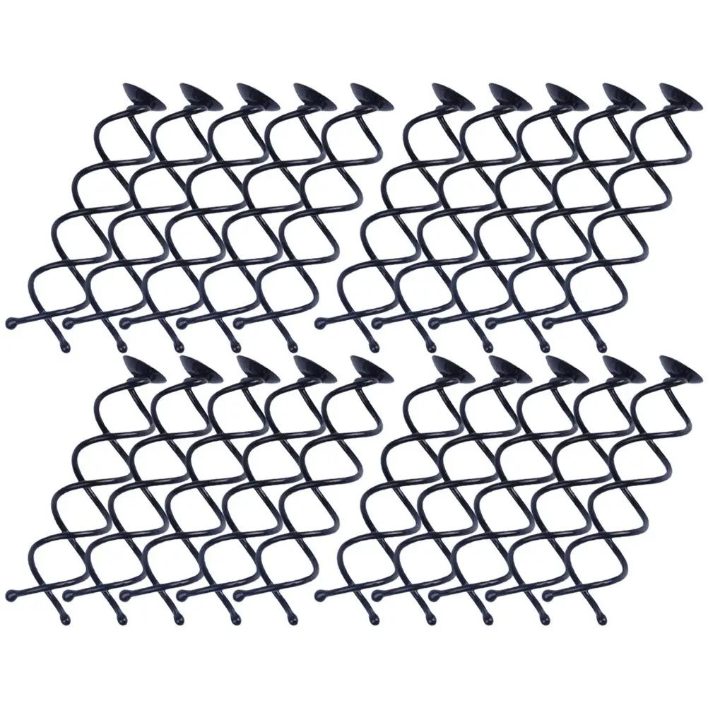 

20 шт. спиральных заколок для волос с надежной фиксацией, винтовые заколки для женщин, декоративные, с жемчугом и цветами, для повседневной укладки волос