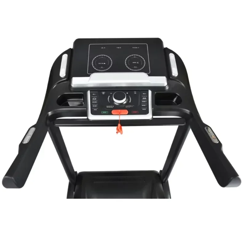 Treadmill, LCD Display 3.5HP Motor, Electric with Heart Rate Detection Treadmill, Fitness Equipment for Home and Gym