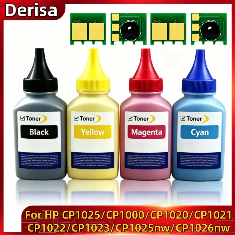 CE310 CE310A -313A 126A Toner Cartridge Reset Chip Compatible for HP toner CP1025 CP1025NW MFP M175A M275 M275NW printer powder
